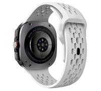 TiMOVO Correa deportiva compatible con Samsung Galaxy Watch Ultra 47mm(2025/2024), Silicona Suave, Deportiva, Transpirable, Recambio para Hombre y Mujer, Blanco
