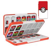 TiMOVO Estuche para Tarjetas de Juego para Nintendo Switch 2/Switch OLED/Lite, Cartucho de Almacenamiento portátil con 48 Ranuras para Tarjetas de Juego y 24 Ranuras para Tarjetas Micro SD, Círculo