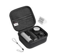 TiMOVO Estuche Rígido EVA para Ventilador Shark ChillPill, Negro | Incluye 6 Mechas Filtrantes de Repuesto&Correa de Muñeca, Carcasa Rígida Resistente a Impactos, Asa Portátil Multi-escenario.