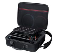 TiMOVO Funda de Transporte Todo en Uno para Nintendo Switch 2(2025), Estuche Portátil de Viaje para Consola Switch 2/Base/Mando Pro/Adaptador de CA / 21 Juegos de Cartas/Otros Accesorios,Negro