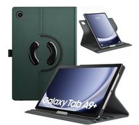 TiMOVO Funda para Samsung Galaxy Tab A9+/A9 Plus 11 Pulgadas 2023 SM-X210/X216/X218, Cubierta de Soporte Giratorio de 90 Grados, Auto Activación/Reposo para Galaxy Tab A9+ Tablet, Verde Noche