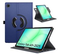 TiMOVO Funda Giratoria para Samsung Galaxy Tab A11+/A11 Plus 11 Pulgadas 2025 SM-X230/ X236/ X238, Funda con Soporte Giratorio de 90 Grados, Compatible con Auto Activación/Suspensión, Azul Marino