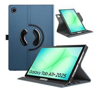 TiMOVO Funda Giratoria para Samsung Galaxy Tab A11+/A11 Plus 11 Pulgadas 2025 SM-X230/X236/X238, Funda con Soporte Giratorio de 90 Grados, No Soporta Auto Activación/Suspensión, Azul del Jeans