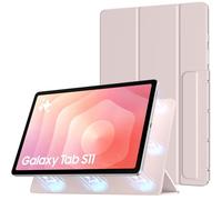TiMOVO Funda Magnética para Samsung Galaxy Tab S11 11 Pulgadas 2025 SM-X730/X736B, Funda de pie Delgada, Inteligente y Ligera, Soporta Auto Wake/Sleep, Rosa Clara