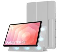 TiMOVO Funda Magnética para Samsung Galaxy Tab S11 11 Pulgadas 2025 SM-X730/X736B, Funda de pie Delgada, Inteligente y Ligera, Soporta Auto Wake/Sleep, Plata Gris