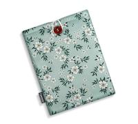 TiMOVO Funda para 7" E-Reader Book Paperwhite y Colorsoft Signature Edition, Bolsa Protectora para 6-7 Kobo Pulgadas de eBooks, Verde&Flor