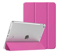 TiMOVO Funda para iPad 9.ª generación 2021/iPad 8.ª generación 2020/iPad 7.ª generación 2019,Delgada Translúcida con Auto-Sueño/Estela Funda iPad 10,2 Pulgadas, Magenta
