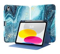 TiMOVO Funda para iPad (A16) 11ª Generación 11 Pulgadas 2025, iPad 10ª Generación 10,9 Pulgadas 2022 con Portalápiz, Funda Protectora Folio con Soporte, Visión Multiángulo, Dorado