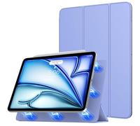TiMOVO Funda para iPad Air 11 Pulgadas (M3/M2-2025/2024), iPad Air 5ª/4ª Generación (2022/2020) 10.9 Pulgadas, Cubierta Magnética Fuerte con Soporte del Tríptico, Auto Estela/Sueño, Lavanda