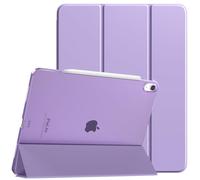 TiMOVO Funda para iPad Air 13 Pulgadas (M4 2026/M3 2025/M2 2024), Cubierta Delgada para iPad Air 13 Pulgadas, Soporta Touch ID, Translúcida con Auto-Sueño/Estela, Taro Morado