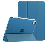TiMOVO Funda para iPad Mini 7 A17 Pro 8,3 Pulgadas 2024, iPad Mini 6ª Generación, Cubierta Translúcida Delgada Compatible con Touch ID y Carga de Apple Pencil Auto Estela/Sueño, Teal Pavo Real