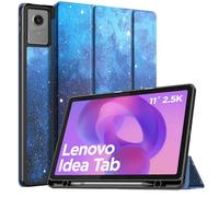 TiMOVO Funda para Lenovo Idea Tab 11 Pulgadas 2025 TB-336ZU/336FU con Soporte para Lápiz Óptico, Funda Protectora Delgada con Parte Trasera de TPU Suave, Auto Activación/Reposo, Nochede Estrella Azul