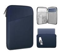 TiMOVO Funda para Portátil 13,3-14" con Bolsillo, Índigo | Funda para MacBook Neo/Air/Pro 13", Surface, HP, Lenovo, Dell, Acer, ASUS y otros portátiles de 13,3-14"