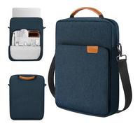 TiMOVO Funda para Portátil para MacBook Neo 13 Pulgadas 2026 Modelo A3404 con Chip A18 Pro, Estuche de Transporte con Asa y Correa de Hombro, Añil