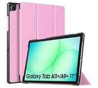 TiMOVO Funda para Samsung Galaxy Tab A11+/A11 Plus 11" 2025, Flor Rosa | Compatible con los modelos SM-X230/X236/X238, Ligera y Delgada, Soporte Triángulo Ajustable, Auto Activación/Suspensión