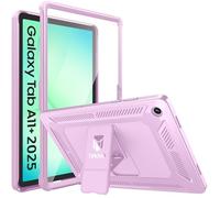 TiMOVO Funda para Samsung Galaxy Tab A11+/A11 Plus 11 Pulgadas 2025 SM-X230/ X236/ X238 con Protector de Pantalla, Funda Protectora de Alta Resistencia a Prueba de Golpes, Taro Morado
