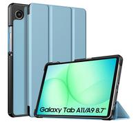 TiMOVO Funda para Samsung Galaxy Tab A11/A9 8,7" 2025, AzulBrumoso | Ligera y Delgada, Soporte Triángulo Ajustable, Compatible con los modelos SM-X130/X133/X135/X110/X115/X117