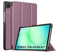 TiMOVO Funda para Samsung Galaxy Tab A11/A9 8,7" 2025, MoradoAhumado | Ligera y Delgada, Soporte Triángulo Ajustable, Compatible con los modelos SM-X130/X133/X135/X110/X115/X117