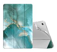 TiMOVO Funda para Samsung Galaxy Tab A9+/A9 Plus 11 Pulgadas 2023 SM-X210/X216/X218, Cubierta Delgada TPU Translúcido Compatible con Nuevo Galaxy Tab A9+, Auto Activación/Reposo, Pavo Real Azul