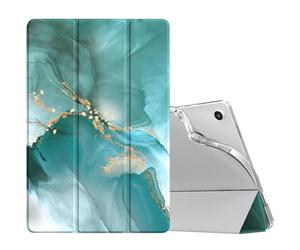 TiMOVO Funda para Samsung Galaxy Tab A9 Plus 11 Pulgadas 2023 SM-X210/X216/X218, Cubierta Delgada TPU Translúcido Compatible con Nuevo Galaxy Tab A9 Plus, Auto Activación/Reposo, Pavo Real Azul