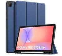 TiMOVO Funda para Samsung Galaxy Tab S10 Lite 10,9 Pulgadas 2025 SM-X400/X406 con Soporte para S Pen, Funda Protectora Delgada Trasera de TPU Blando, Auto Activación/Reposo, Azul Marino