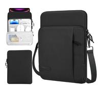 TiMOVO Funda para Tablet de 13" con Correa de Hombro para iPad Air 13", iPad Pro 13"/ Pro 12.9", Surface Pro 12, Galaxy Tab S10 Plus/S10 FE+/S10 FE Plus, Remarkable Paper Pro 11.8", Negro
