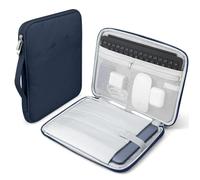 TiMOVO Funda Portátil 13,3-14" para MacBook Neo/Air/Pro, Azul Medianoche | También Compatible con HP Lenovo ASUS Acer Dell XPS Googlebook 14", Funda de PC, Bolsa Protectora con Bolsillos y Asa