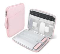 TiMOVO Funda Portátil 13,3-14" para MacBook Neo/Air/Pro, Rosa | También Compatible con HP Lenovo ASUS Acer Dell XPS Googlebook 14", Funda de PC, Bolsa Protectora con Bolsillos y Asa