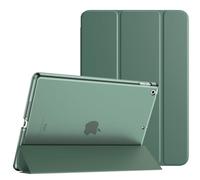 TiMOVO Funda Protectora para Nuevo iPad 9ª Generación 2021/iPad 8ª Gen 2020 10.2'', Delgada Carcasa Trasera Esmerilada Translúcida con Auto Sueno/Estela para iPad 7ª Gen 10.2" 2019, Verde Morandi