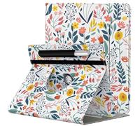 TiMOVO Funda Universal para Tablet de 9-11 Inch, Funda Protectora con Soporte Giratorio 360° y Bolsillo para Lápiz para 9 10 10.1 Inch Android Pantalla de 9-11 Inch, Flores