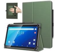 TiMOVO Funda Universal para Tableta Android de 10,1 Pulg. con Bucle para Lápiz, Funda Plegable y Ligera de Pie con Correa para Todas Las Tabletas con Pantalla Táctil de 9,6-11 Pulgadas, Laurel Verde
