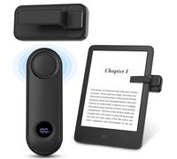 TiMOVO Page Turner Mando a Distancia para Kindle Paperwhite Oasis Kobo eReaders, Page Turner Clicker con Pantalla de Encendido, Disparador de Vídeo de la Cámara a Distancia, Negro