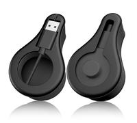 TiMOVO Soporte de Cargador de Silicona Compatible con Oura Ring Gen 3 Cargador de Silicona 6/7/8/9/10/11/12/13, Dock para Cargador y Almacenamiento de Cables, Almacenamiento de Viaje, 1 Pack, Negro