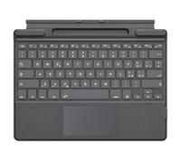 TiMOVO Teclado Italiano Compatible con Microsoft Surface Pro 11/10/9/8/X, Teclado QWERTY con Trackpad y Soporte para Bolígrafo, Gris