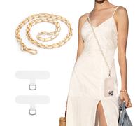 TIMOVO Universal Phone Lanyard 57 """" Cadena de telfonos celulares de metal Correa antirrobo Crossbody para el iPhone 16 15 y la mayora de los telf