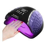 Timpou LED lámpara UV para uñas,280W lámpara UV para esmalte de gel secador de uñas lámpara profesional, luz UV para uñas con 66 perlas, auto sensor led lámpara de uñas de gel, 4 ajuste del temporizad