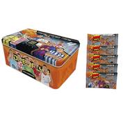 TIN BOX Serie ORO + 5 sobres 2025 2026 Liga de futbol, Lata Grande con cartas especiales