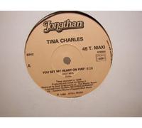 Tina Charles - You set my heart on fire (1975) / Vinyl single [Vinyl-Single 7'']