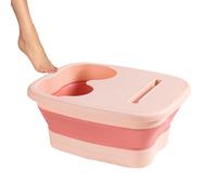 Tina De Remojo De Pie - Cubo De Spa Portátil, Terapia Basin Bowl | Contenedor Plegable De Pie Profundo, Cuenca De Baño De Masaje Liviano Para Atleta Del Entrenamiento De Recuperación De Pedicu