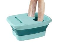 Tina De Remojo De Pie - Cubo De Spa Portátil, Terapia Basin Bowl | Contenedor Plegable De Pie Profundo, Cuenca De Baño De Masaje Liviano Para Atleta Del Entrenamiento De Recuperación De Pedicu