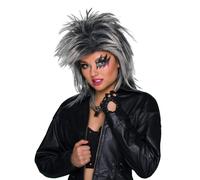 Tina Dos Tonos Salmonete Peluca Mujer 1980s 80s Disfraz Accesorio Adultos Rocker