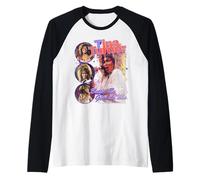 Tina Turner Mixed Retro Collage Camiseta Manga Raglan