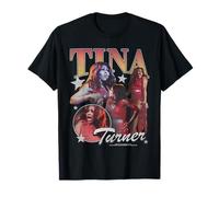 Tina Turner Red Dress Vintage Collage Camiseta