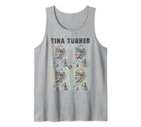 Tina Turner Retro Pastel Squares Camiseta sin Mangas