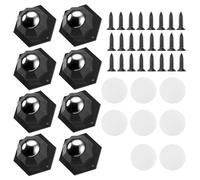 TINA.WIN 8 Pcs Ruedas Deslizantes Para Muebles PequeñAs，Ruedas Giratorias Autoadhesivas，Ruedas 360 Grados Para Muebles, Electrodomesticos PequeñOs, Mini Ruedas Adhesivas Giratorias