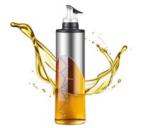 TINA.WIN Botella de aceite de cristal con etiqueta para cocinar y barbacoa, a prueba de fugas y étanche Et lavable Au Lave-Vaisselle, vidrio protegido contra los rayos UV, sin BPA, 650 ml