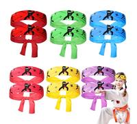 Tina.Win Juego de 12 diademas para niños Ninjago, decoración de cumpleaños para 6 años, ninja, cumpleaños infantil, decoración de cumpleaños infantil, fiesta de cumpleaños, karate