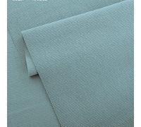 TinaKim Tarjeta de muestra de tela de punto de canalé de algodón, material de ajuste de puños (110 x 20 cm, verde claro 24)