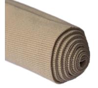 TinaKim-tela acanalada para collares, bandas para la cintura, Material de ajuste para puños, cuello, manga, 62 caqui, 110x20cm