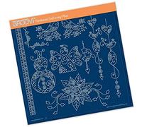 Tina's Christmas Snowmen & Robins - Plato cuadrado A4 Groovi